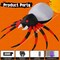 GOOSH 8 FT Width Halloween Inflatables Spider with Magic Light, Blow Up Yard Decoration